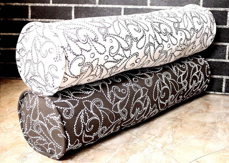 Matelasse Pillow Cover Paisley Embroidery Bolster Cover Quilt Etsy