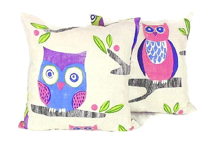owl pillow covers
