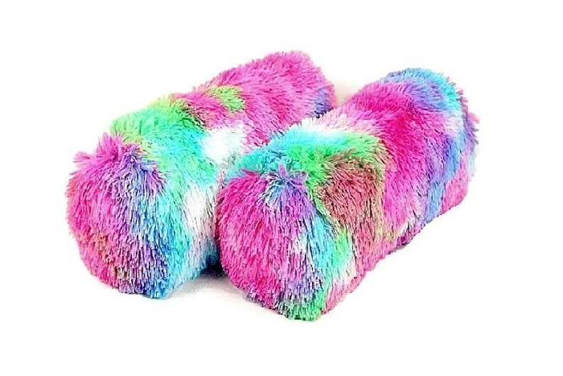 Faux Fur Bolster Pillow Soft Velveteen Bolster Cushion Plush Etsy