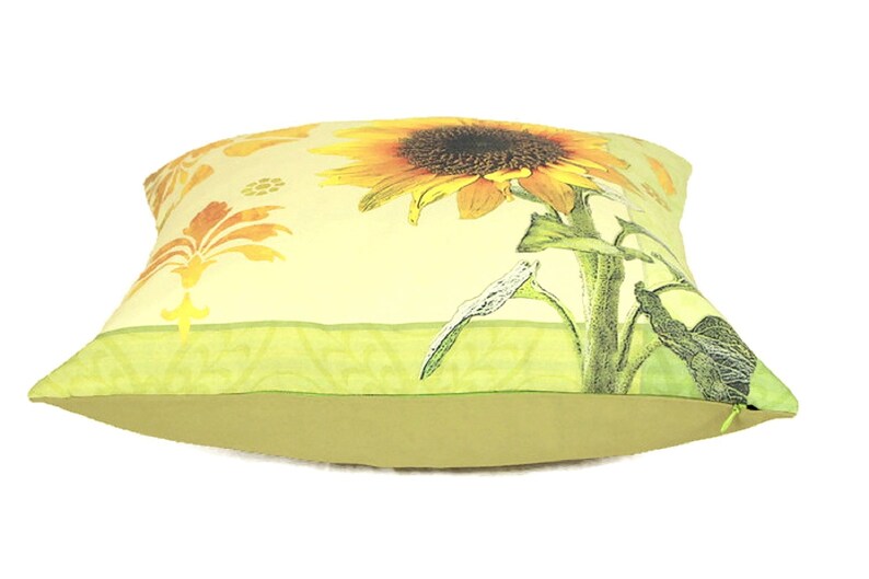 Sunflower Throw Pillow Covers 20x20 Outdoor Chair Cushion Etsy