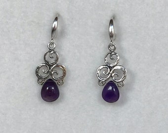 Amethyst earrings