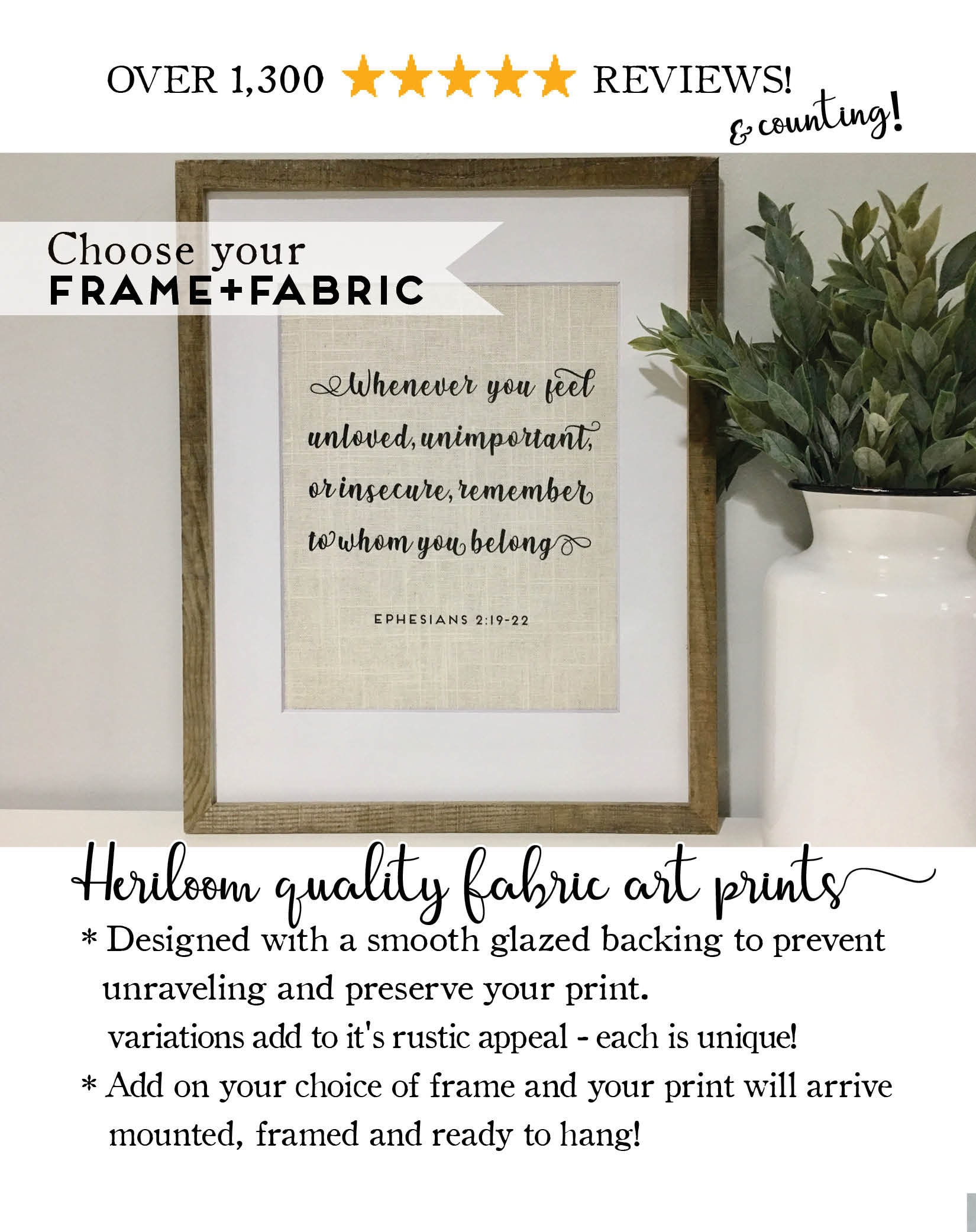 bible verse quote framed