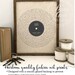 Vinyl Record Song Lyrics - 2nd Cotton 4th and 12th Linen 5th Wood Anniversary - for Music Loving Husband or Wife Sustainable Birthday Gift