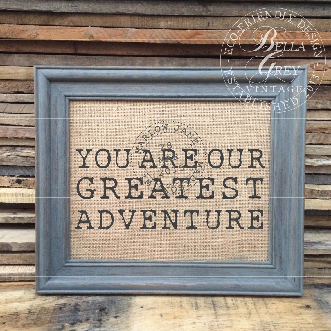 Personalized Baby Nursery Decor Gifts You Are Our Greatest Etsy