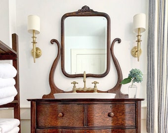 Restored Antiques Converted To Bathroom Vanities