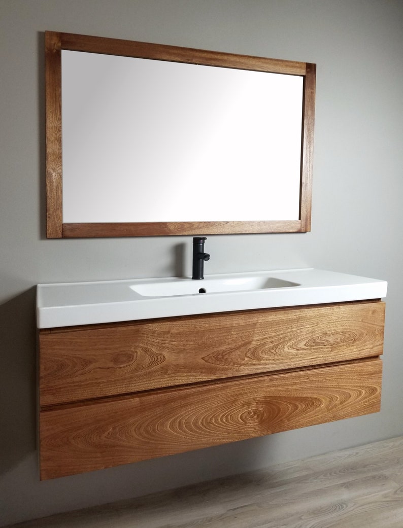 Morgan Solid Wood Floating Bathroom Vanity image 8