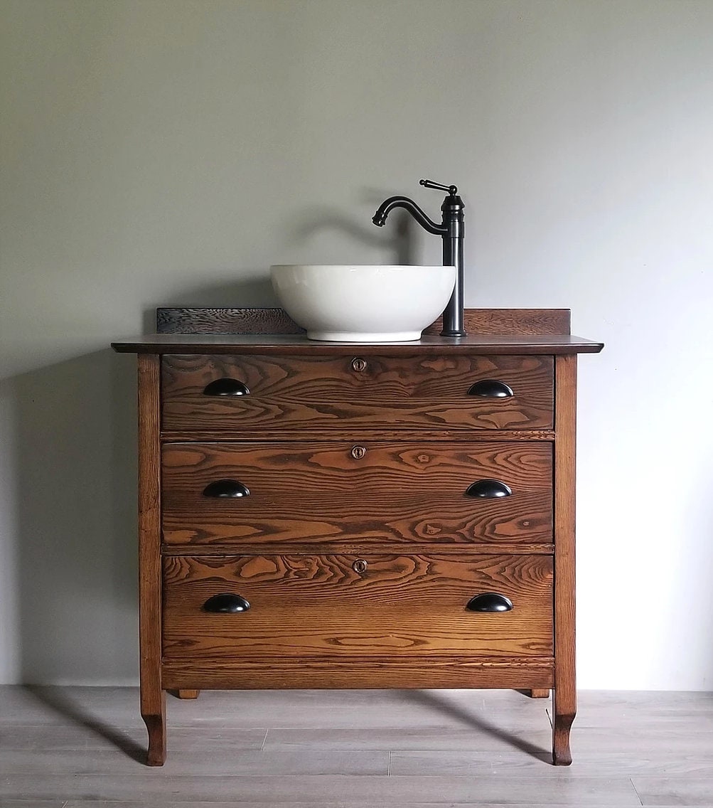 Restored Antiques Converted to Bathroom Vanities | Etsy Canada
