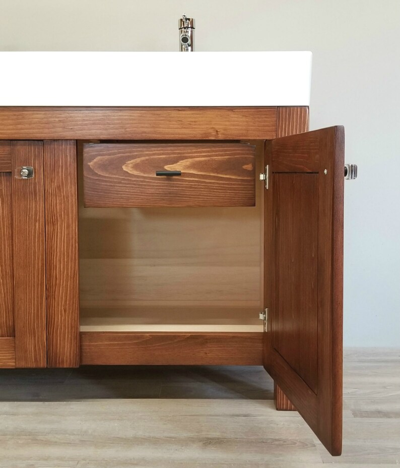 Custom Built Bathroom Vanities Etsy