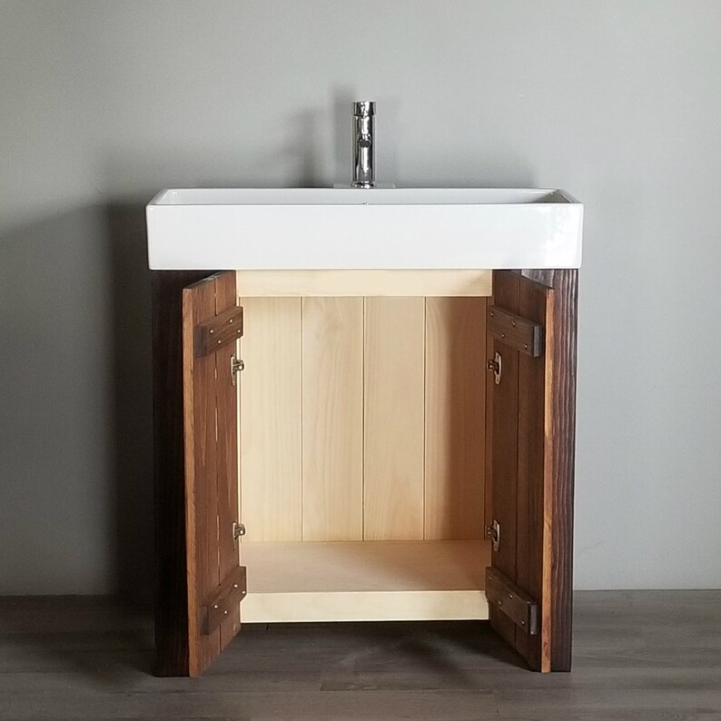 Stockbridge Solid Wood Bathroom Vanity - Etsy