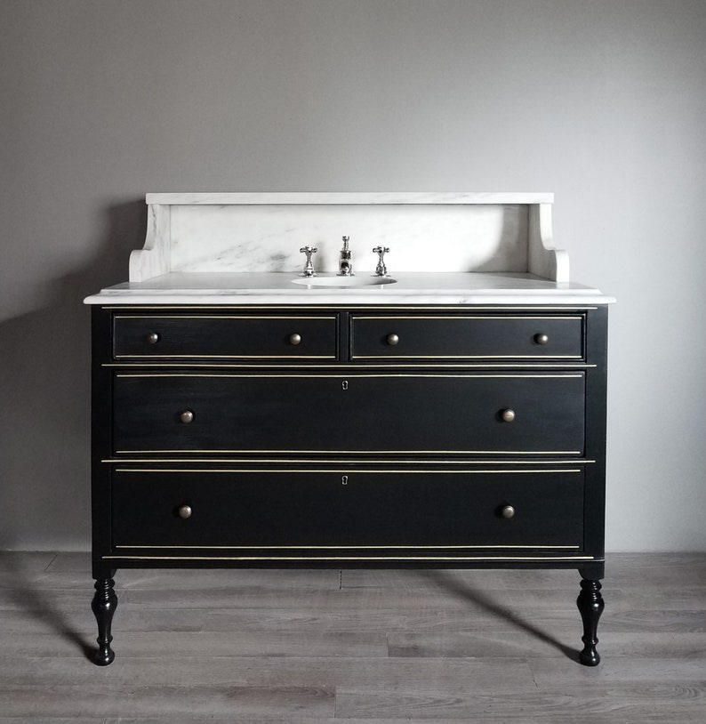 Restored Antiques Converted to Bathroom Vanities Etsy UK