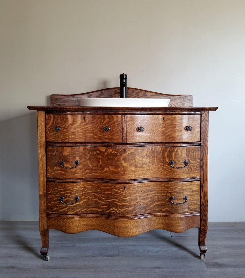 Restored Antiques Converted to Bathroom Vanities Etsy