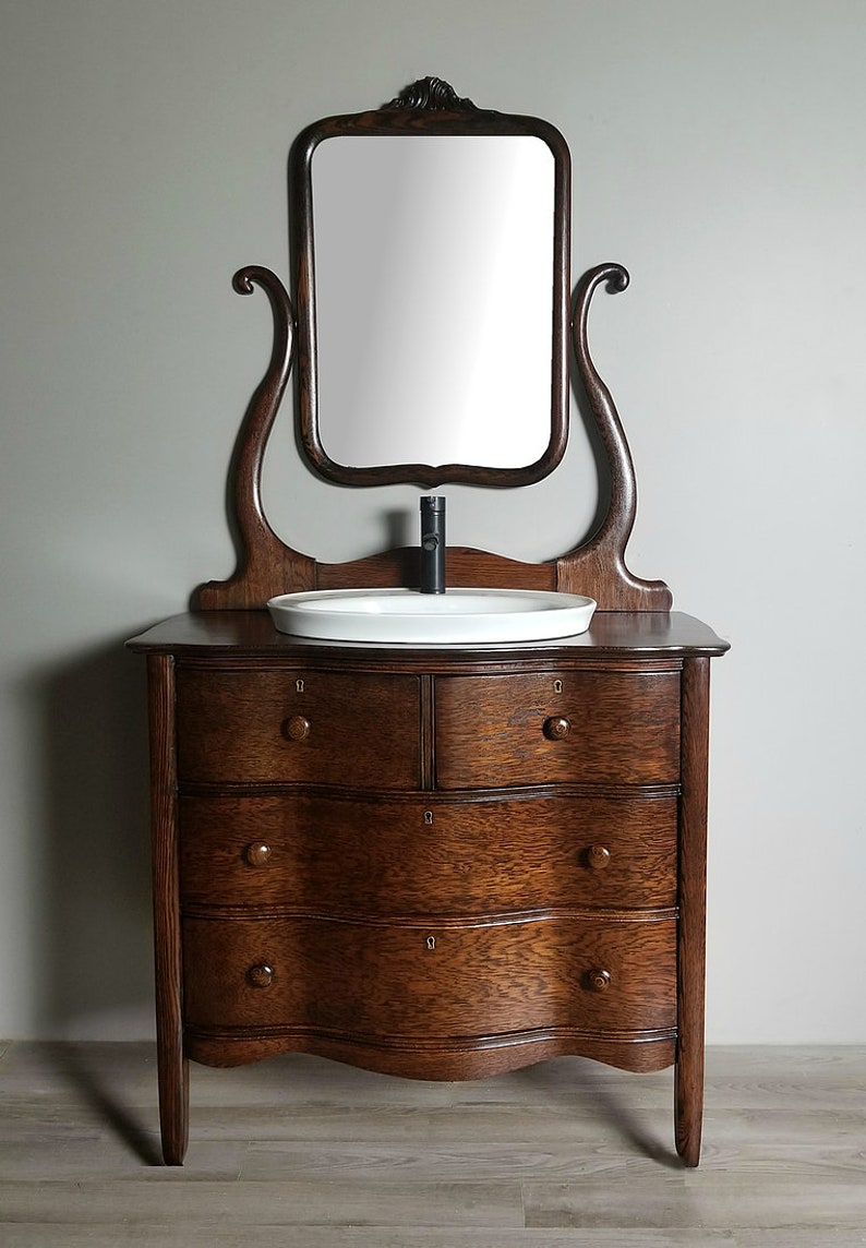 Restored Antiques Converted to Bathroom Vanities Etsy Canada