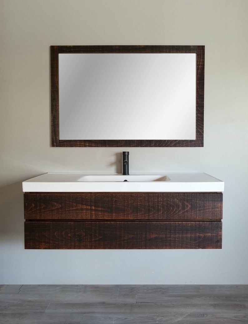 Morgan Solid Wood Floating Bathroom Vanity image 5