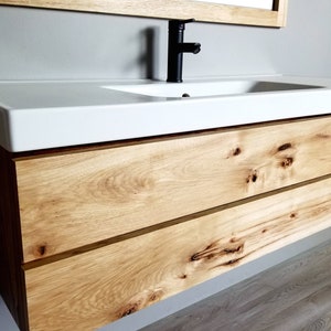 Morgan Solid Wood Floating Bathroom Vanity image 4