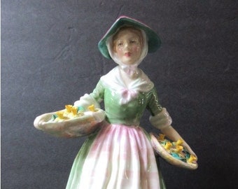 Royal Doulton Figurine Daffy Down Dilly  HN 1712  7-3/4" tall Mint Condition, no chips, scratches, repairs or crazing