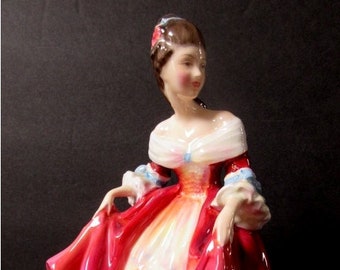 Royal Doulton Southern Belle 7-1/2" tall  HN 2229 Mint Condition, no chips, scratches, repairs or crazing