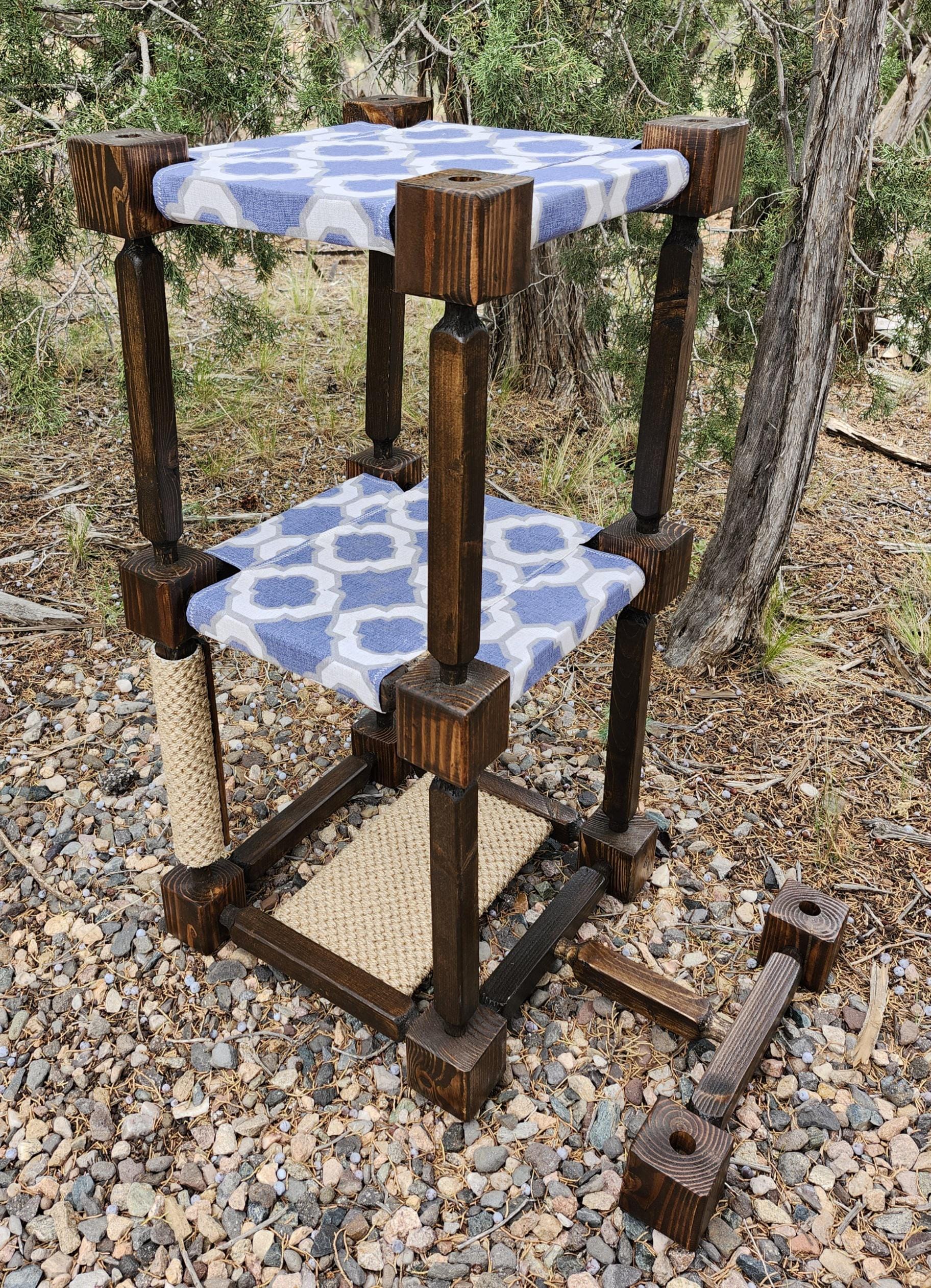 Furniture Ideas Diy Cat Tree Pvc Pipe Solid Wood Cat Tree Large