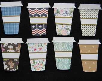 Coffee Cup Die Cut | Etsy