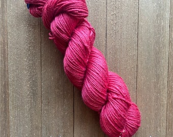 Hand Dyed Yarn  Ruby Red Solid/tonal You choose yarn base