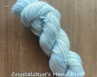 Hand Dyed Yarn  Solid/tonal Sage Brush You choose yarn base