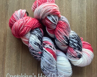 Hand Dyed Yarn Worsted Weight Yarn 100% SW Merino Once Upon a Time 100 grams 4 ply Ready to ship