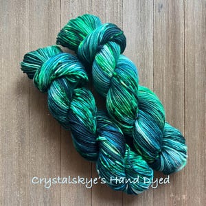 Hand Dyed Yarn  DK Weight 100% SW Merino Soulbound