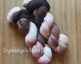 Hand Dyed Yarn | hand dyed SW sock yarn | Teddy Bear Parade | Fingering weight | Hand Dyed Yarn Sock | 75/25 | Ready to ship