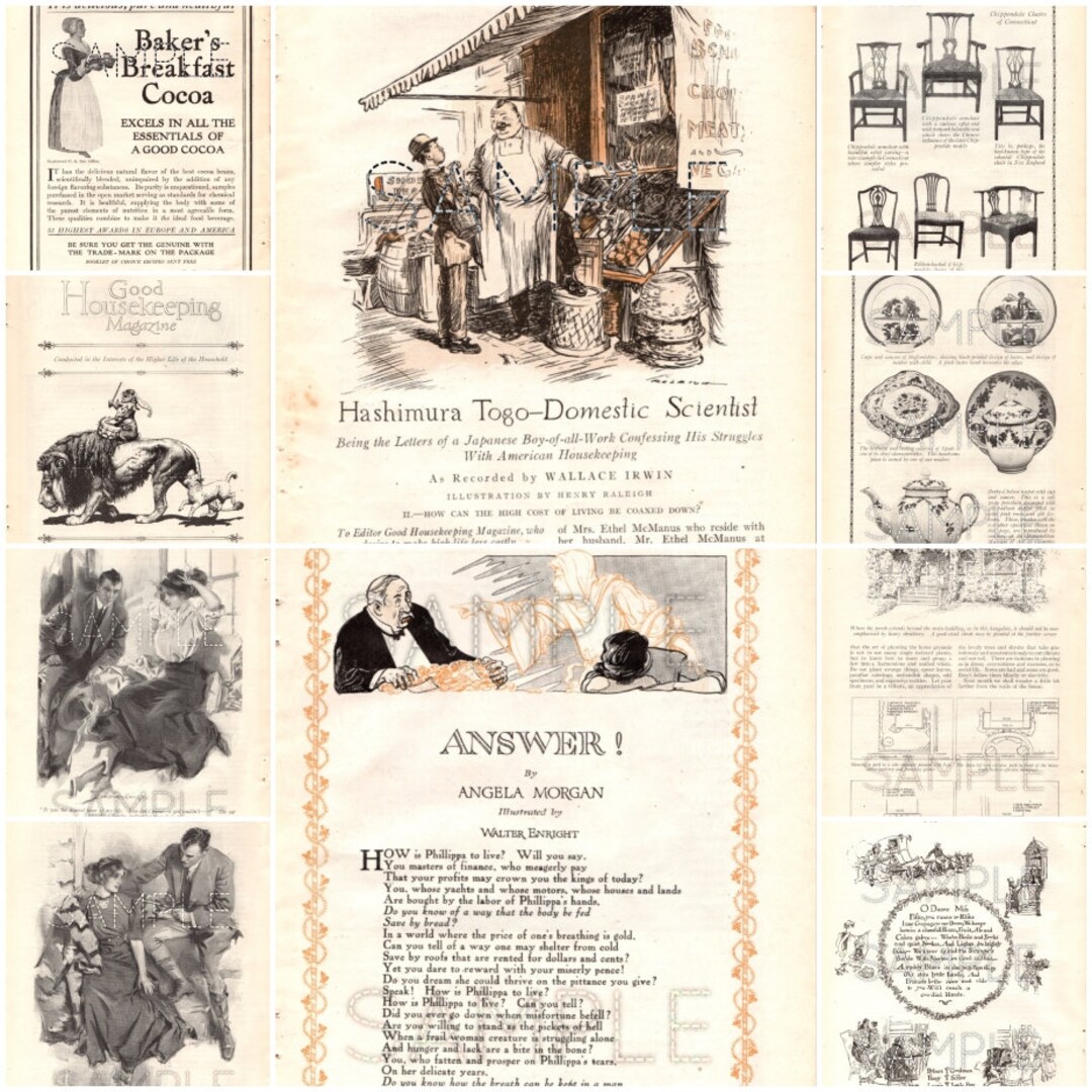 Vintage Printable Advertisements and Images Large Page Good - Etsy