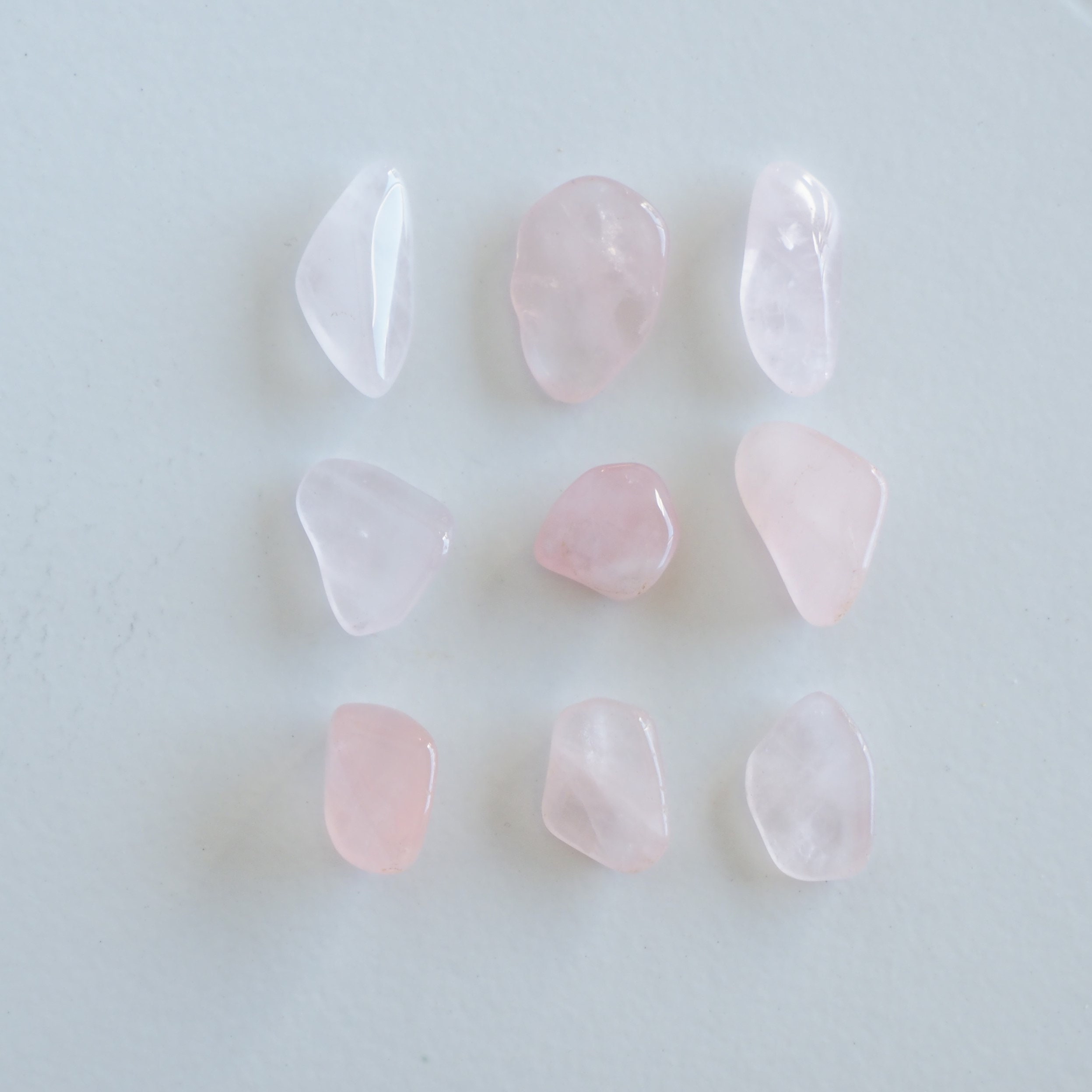 rose quartz polished stone