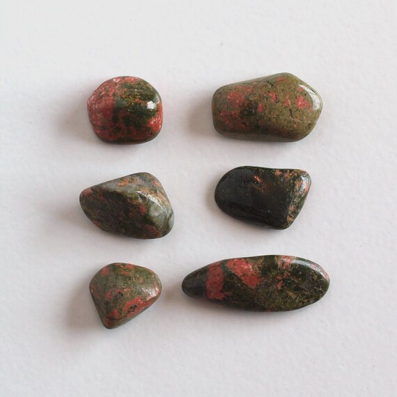 polished unakite