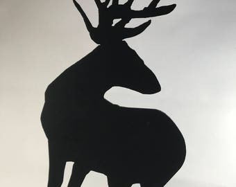 Standing Looking Back Buck