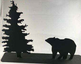 Tier mit Baum stehend Motiv