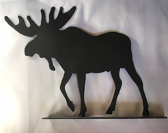 Standing Wrought Iron Moose