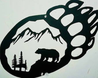 Bear Paw Plaque