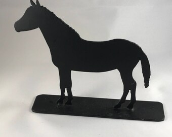 Standing Wrought Iron Horse