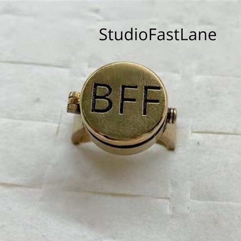 Best Friends Forever Ring Spongebob Squarepants Ring BFF Etsy