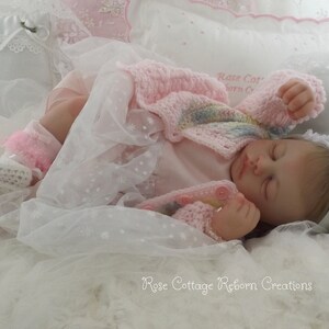 Reborn doll custom MEG 20 with 3/4 limbs & Tummy Plate image 2