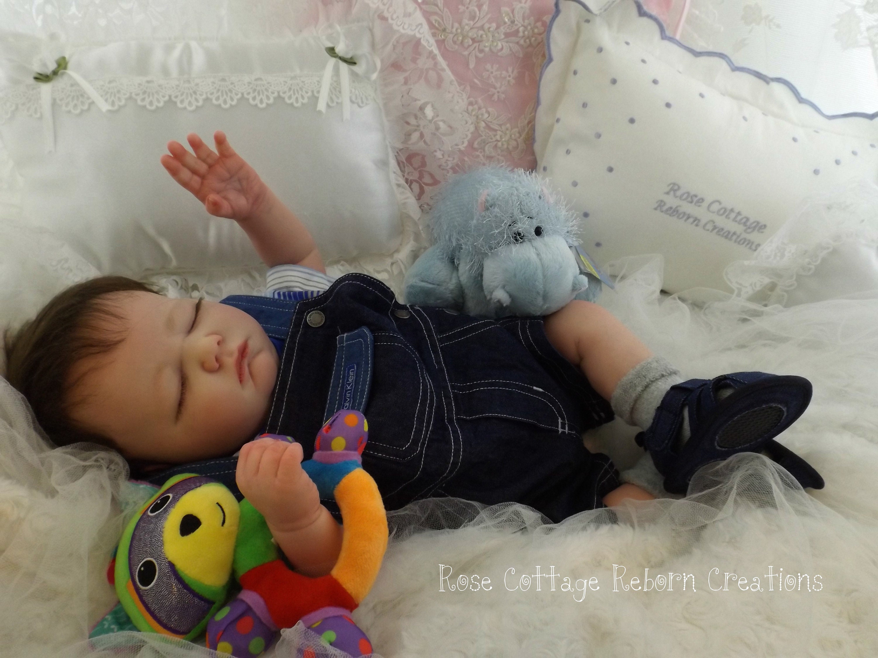 Reborn Doll Custom Landon Asleep 21 Realborn W Full Etsy Norway
