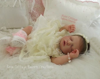 Reborn doll custom SKYA Asleep or Awake Realborn 18.5" w/Full Limbs & Tummy Plate ~ COA