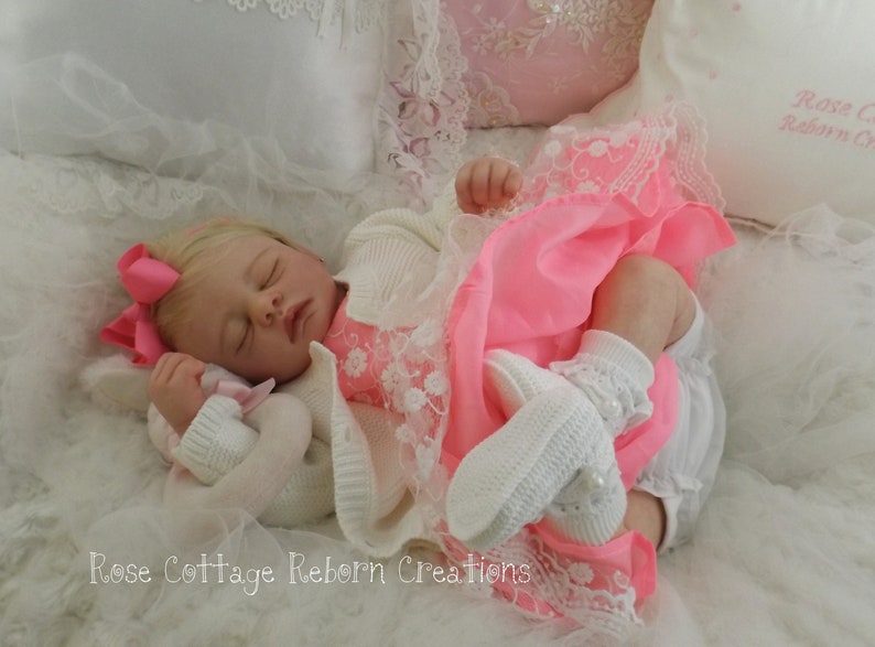 Reborn doll custom MEG 20 with 3/4 limbs & Tummy Plate image 3