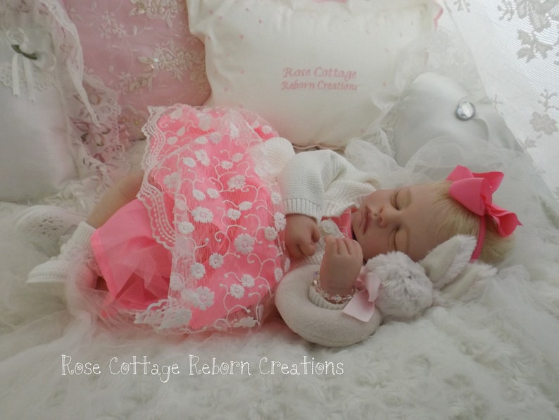 Reborn doll custom MEG 20 with 3/4 limbs & Tummy Plate image 6