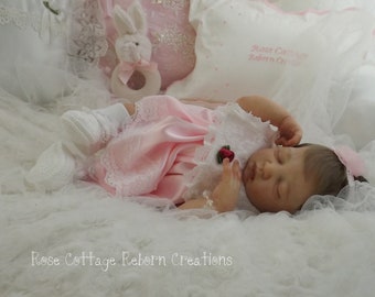 Reborn doll custom 16" MARIZA by Adrie Stoete w/Full Limbs & Tummy Plate ~ COA