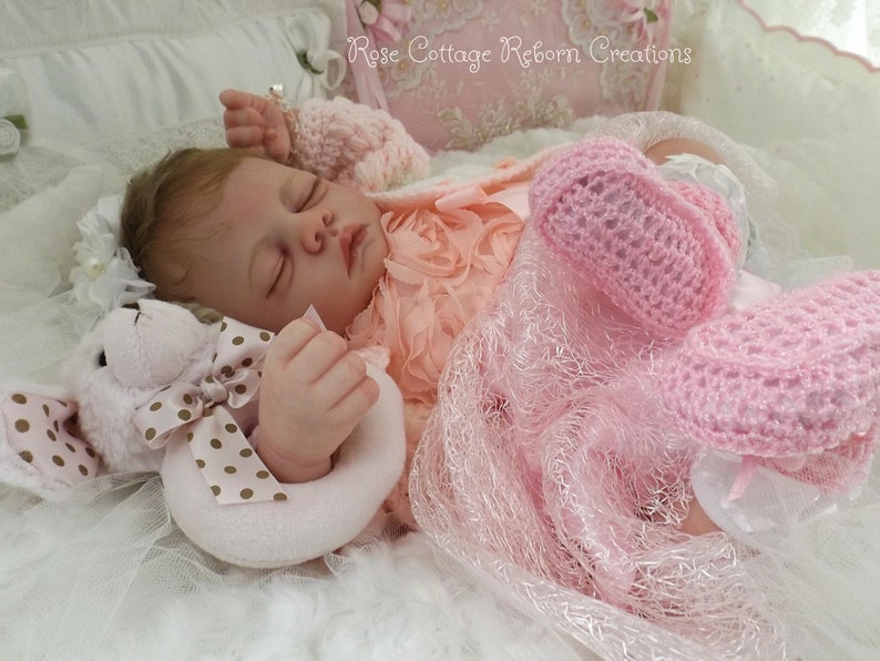 Reborn doll custom MEG 20 with 3/4 limbs & Tummy Plate image 10