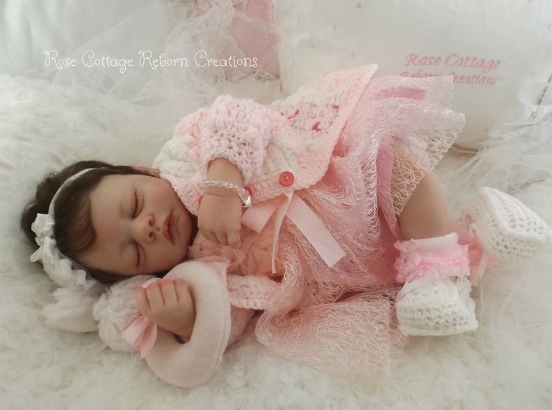 Reborn doll custom MEG 20 with 3/4 limbs & Tummy Plate image 5