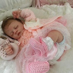 Reborn doll custom MEG 20 with 3/4 limbs & Tummy Plate image 1