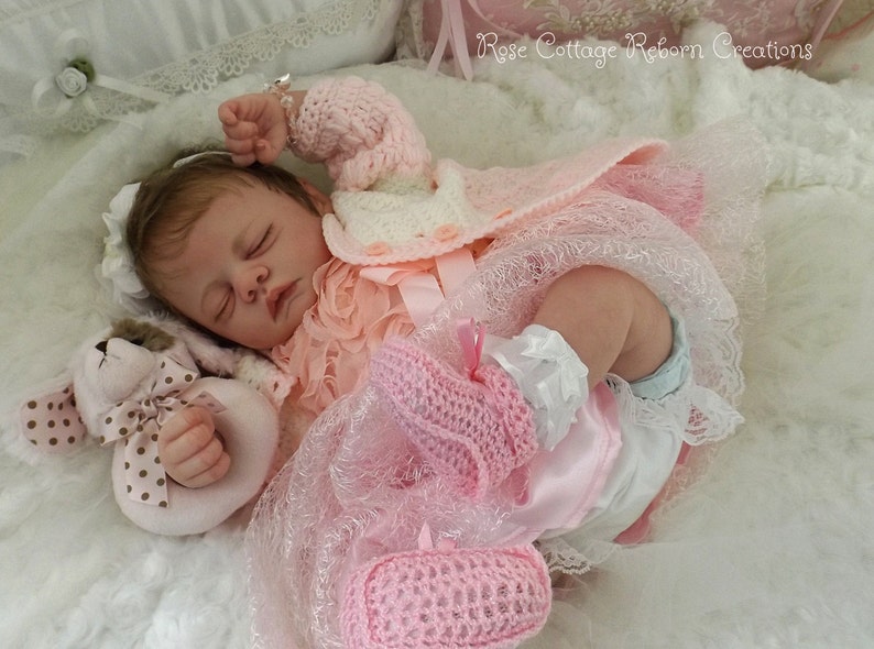 Reborn doll custom MEG 20 with 3/4 limbs & Tummy Plate image 1