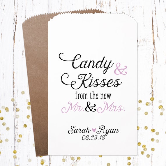 wedding candy bags