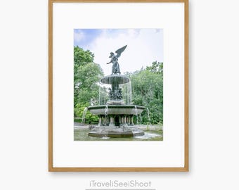 Bethesda Fountain Print: Central Park, NYC Travel Photography
