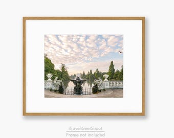 Kensington Gardens Print: London Italian Gardens Nature Photography