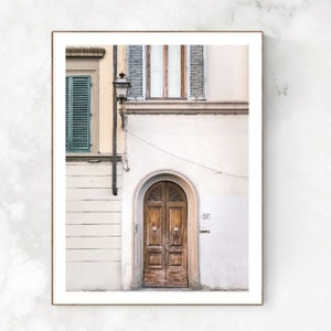 Florence Italy Prints, Italy Travel Photography, Florence Door Prints, Old Arched Door, Shutters, Firenze, Tuscany, Wall Art, Home Decor